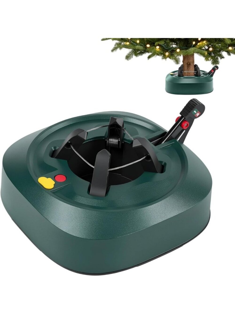 Christmas Tree Stand with Water Reservoir for 7.5 ft Real Tree (5.1" Trunk)